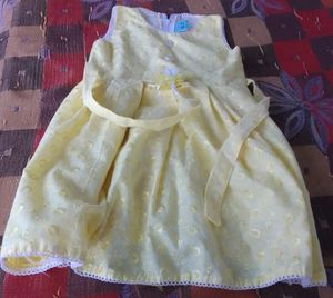 Yellow Sleeveless Dress