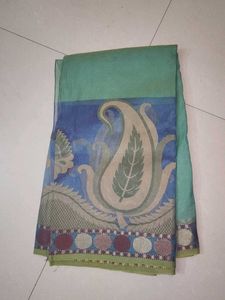 Kota Silk Saree With Zari Border