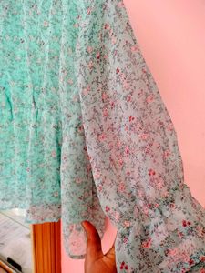 Floral Chiffon Blouse