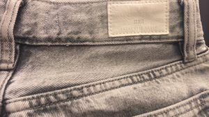 Mango Grey High Rise Jeans