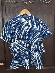 Printed Formal Top