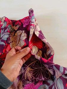 Floral Print long cord Set