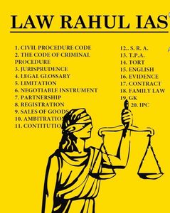 Notes Of Rahul IAS for Judiciary