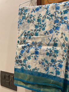 Floral Print Saree