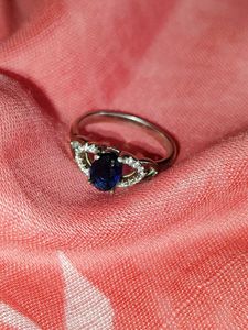Silver Oval Ring