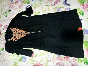 Indo Western Black And Pink Dress