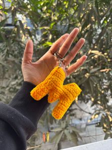 Alphabet Crochet Keychain