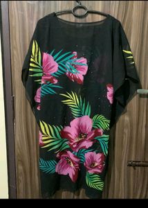 Kuttan L Size Beach Wear Dress With Nail Polish