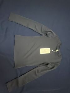 Navy Long Sleeve Top - New