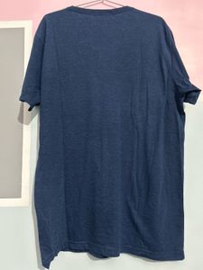 Men Blue T-shirt XXL Size