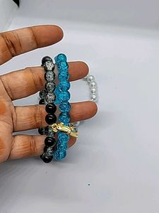 Beaded Charm Bracelet Bundle