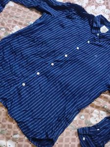 WROGN Striped Blue Shirt