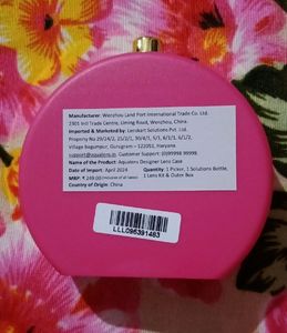 New  Aqualens Case - Rose 🌹♥️ Lenskart