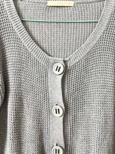 Light Grey Knit Cardigan