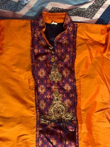 Orange &amp; Purple Kurta