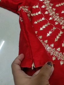 New Red Blouse