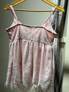 Pink Lace Top