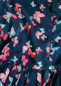 Butterfly Print Dress