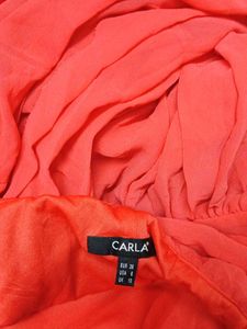 Carla Coral Cocktail Dress From Europe