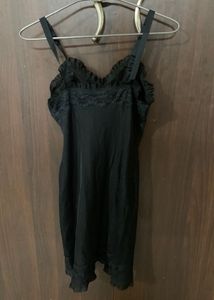 Vintage Black Slip Dress
