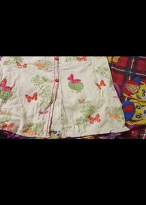 Beautiful Cream Printed Kurta