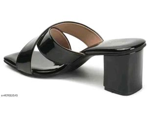 Black Heeled Sandals