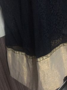 Black Gold Anarkali.