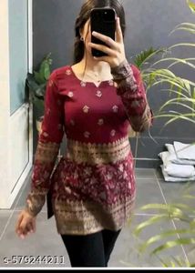 Elegant Embroidered Tunic Top