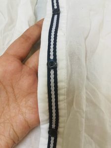 White Sheer Cotton Shirt Oversized