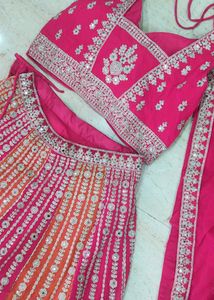 NEW Heavy Lehanga Choli with sleeves
