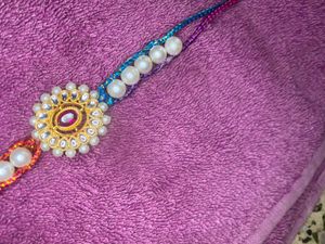 Pearl Kundan Rakhi