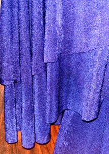 Heavy Blue Embellished Gown with CanCan inside❤️