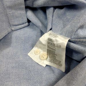 Light Blue Short Sleeve Button-Down Shirt