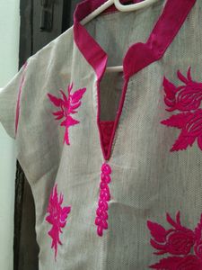 Thread-work Kurta