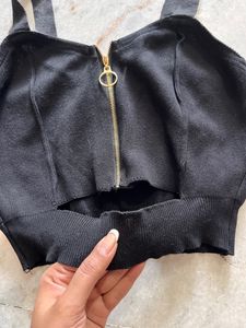 Black Crop Top