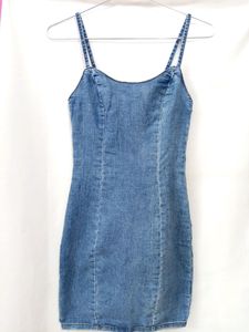 Bodycon denim dress from H&m