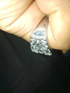 Royal Designed Ring With Silver And Steel