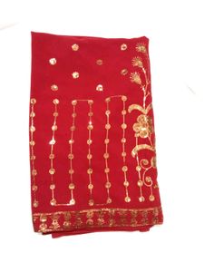 Maroon Saree
