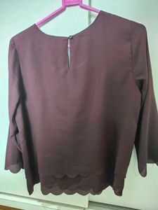 Elegant Brown Blouse