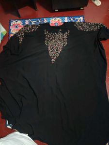 Black Abaya Daily Wear Looks New In Free Size