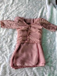 Dusty Rose Chiffon Scarf