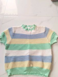 Striped Knit Top