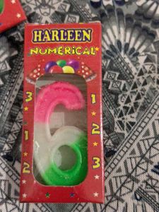 Birthaday Candles (6) Pack Of 12