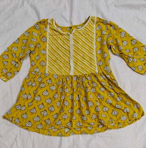 Cotton Short Printed Kurti