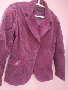 Corduroy Purple Blazer