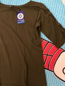 Trendy Olive T-shirt