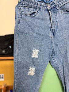Ripped Denim Jeans