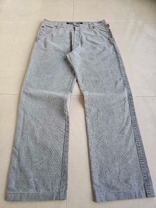 Gray Striped Pants |thrift jeans 36 waist
