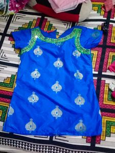 Cute Blue Kurti