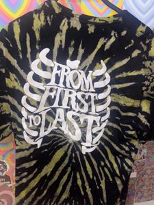 Snitch Oversized Back Print Tie dye T-shirt